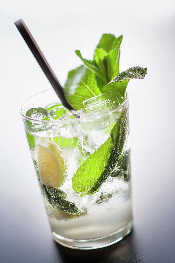 Mojito In A Cocktail Glass Photograph by Imagerie - Fine Art America