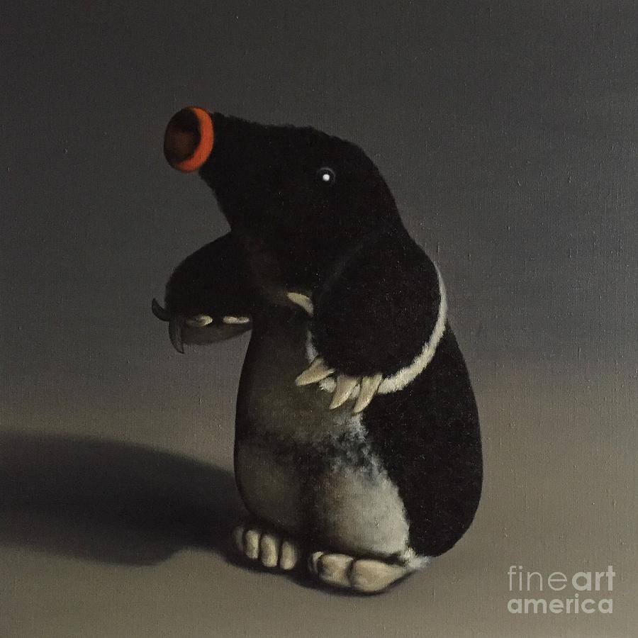 Animal Painting - Mole, 2017 by Peter Jones
