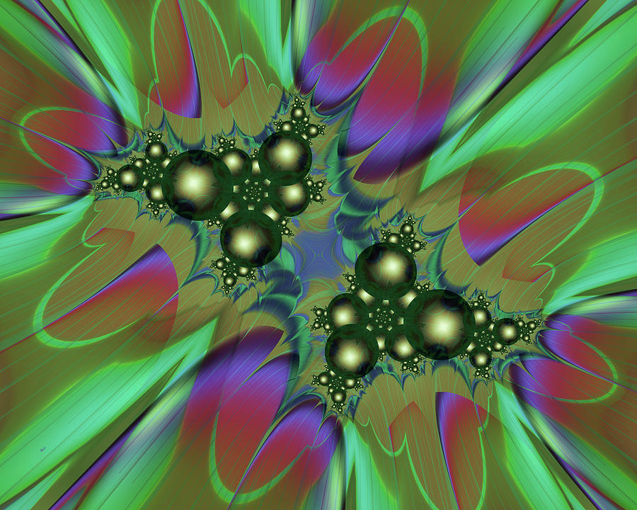 Fractal Digital Art - Molecular Motion by Fractalicious