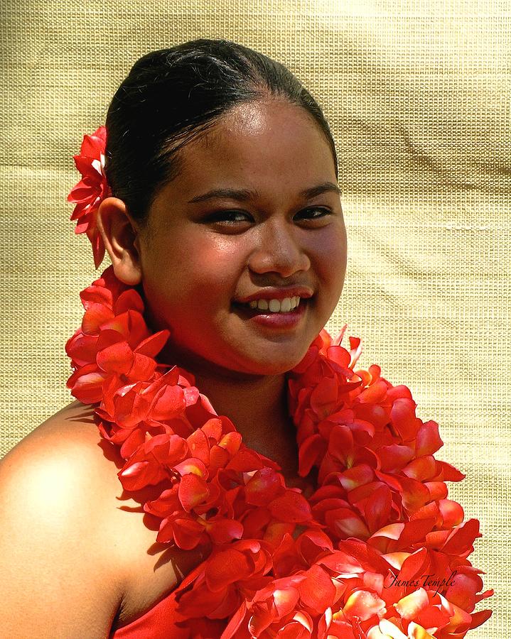 Molokai Hula Girl Photograph by James Temple