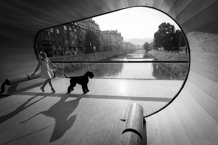 Moment On The Bridge Photograph by Adnan Mahmutovic