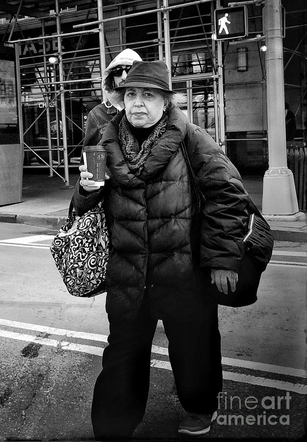 New York City Photograph - Momentary Glance by Miriam Danar