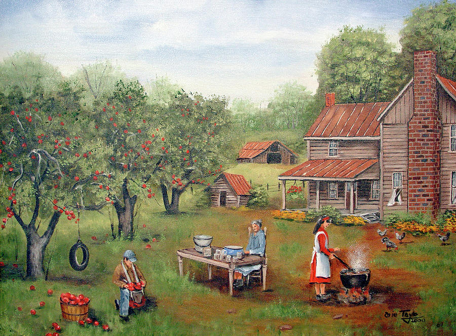 Summer Painting - Moms Applebutter by Arie Reinhardt Taylor