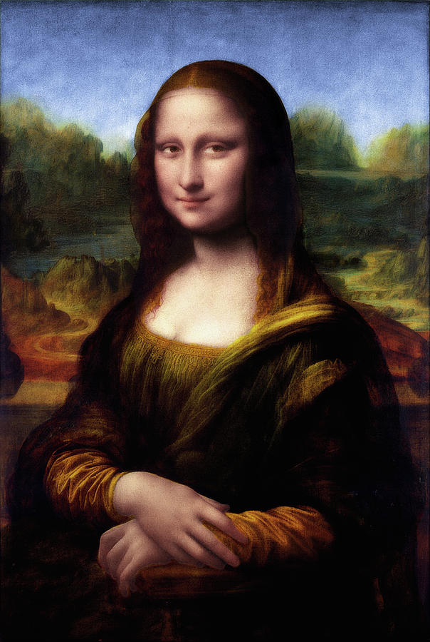 Mona Lisa The Portrait of Lisa Gherardini by Leonardo da Vinci Painting by Rolando Burbon