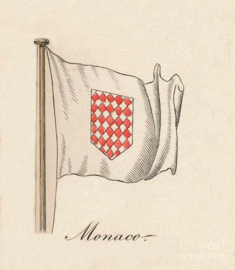 Monaco, 1838 Drawing by Print Collector