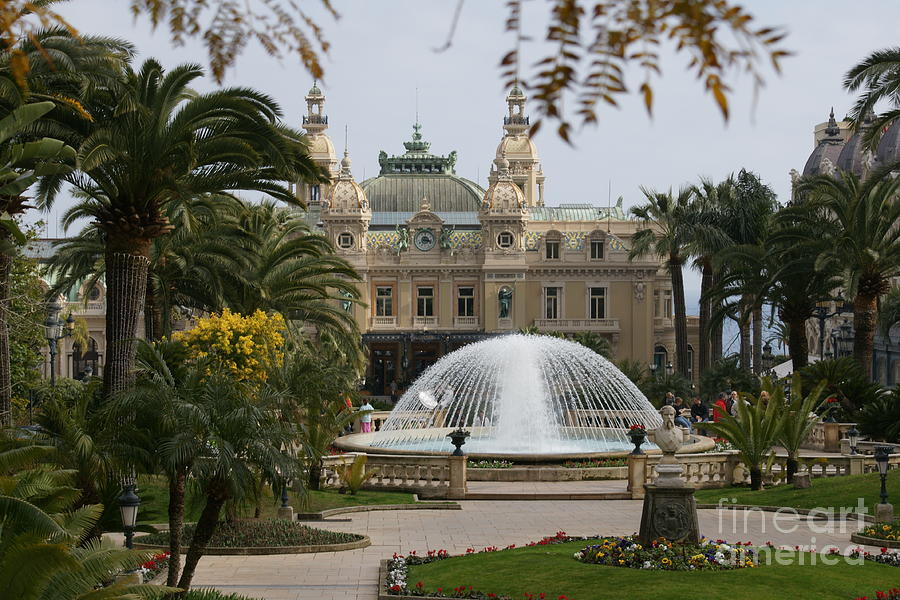 Monaco Fountain Photograph by Rebecca Meijlink - Fine Art America