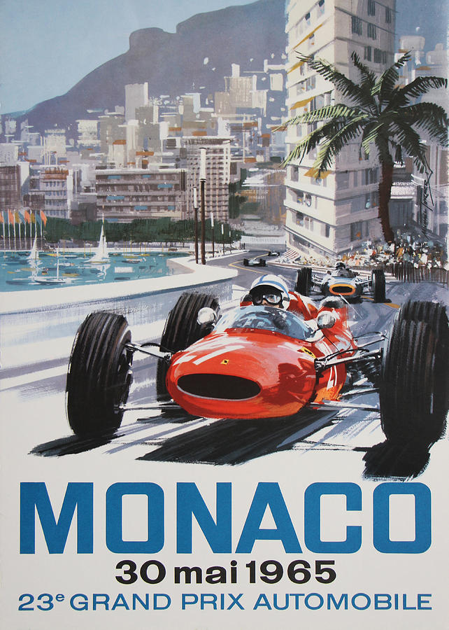 Monaco Grand Prix 1965 Digital Art by Carlos V