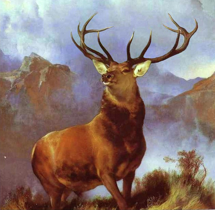 Monarch Of The Glen Painting