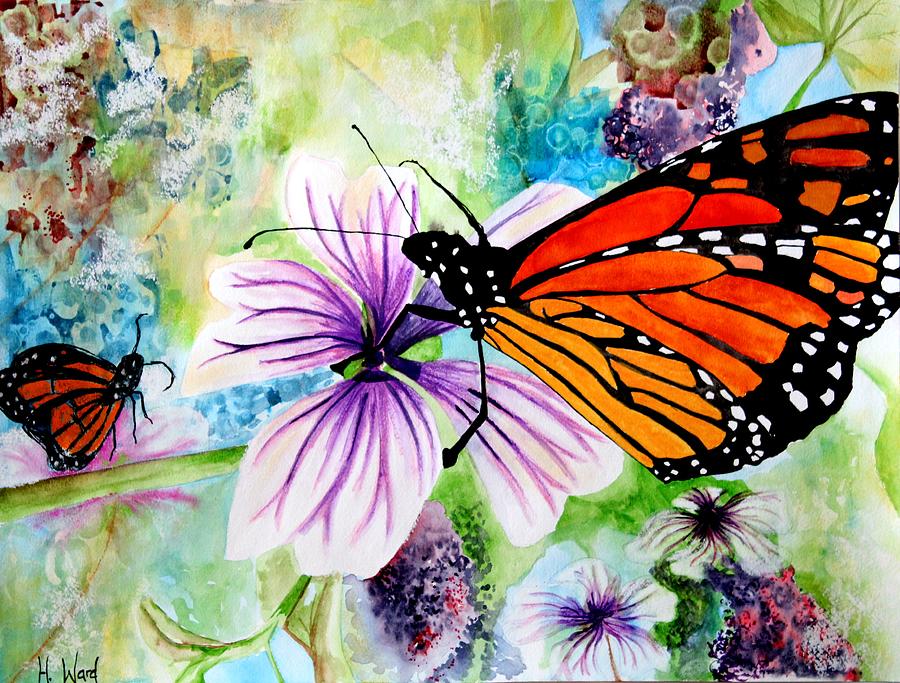 Monarchs Painting by Heather Ward - Fine Art America