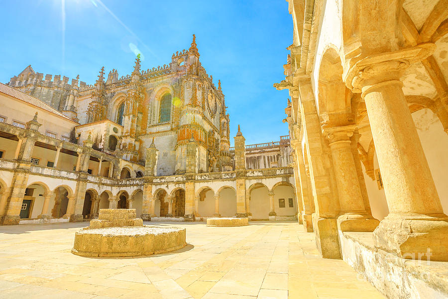 Monastery of Templar Portugal Photograph by Benny Marty