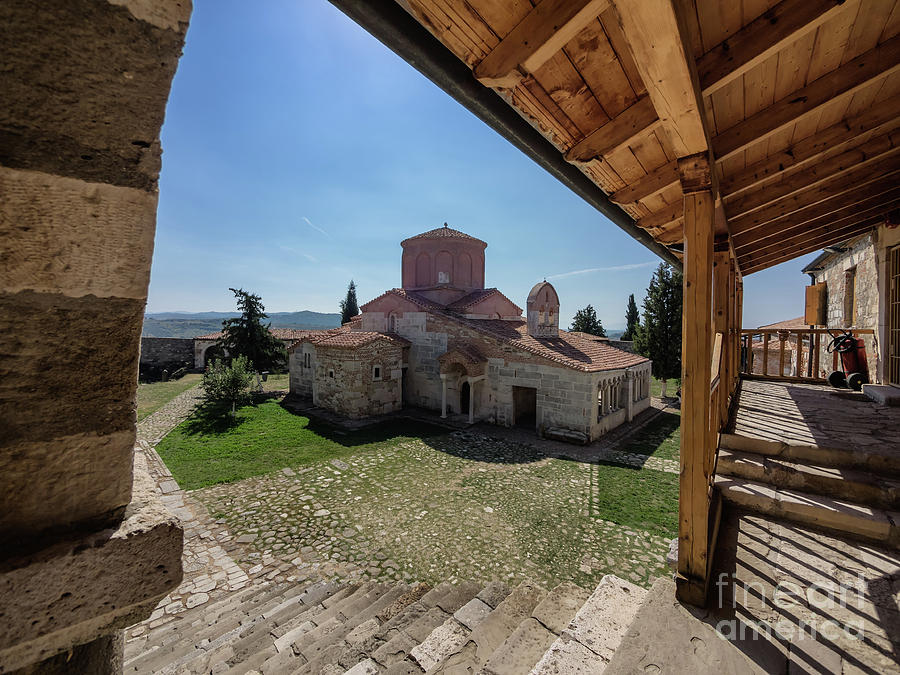 Byzantine Photograph - Monastry in the ancient city of Apollonia in Albania by Frank Bach