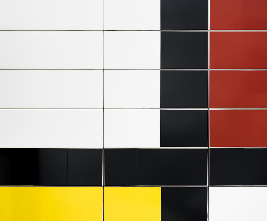 Architecture Photograph - Mondriaan Facade by Greetje Van Son