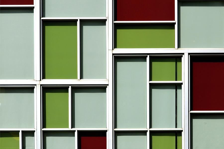 Mondrian Windows Photograph by Stuart Allen