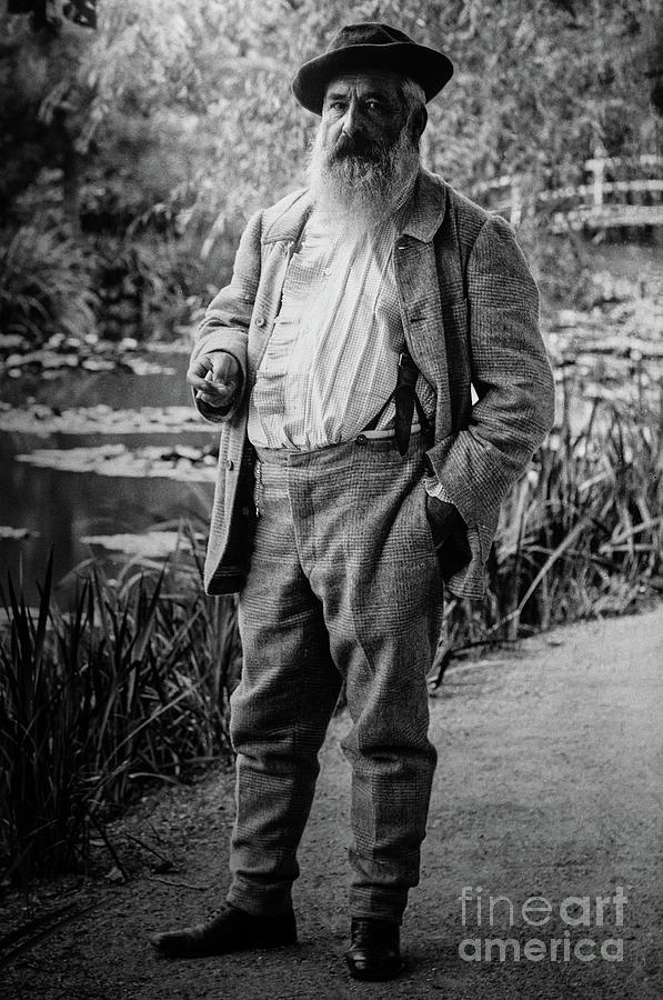 Claude Monet at Giverny Photograph by Claude Monet