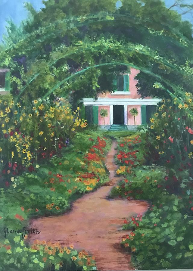 Monet Painting by Gloria Smith