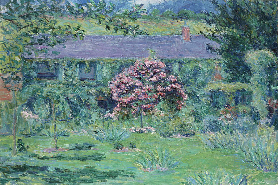 Monet house in Giverny by Claude Monet Painting by Movie Poster Prints
