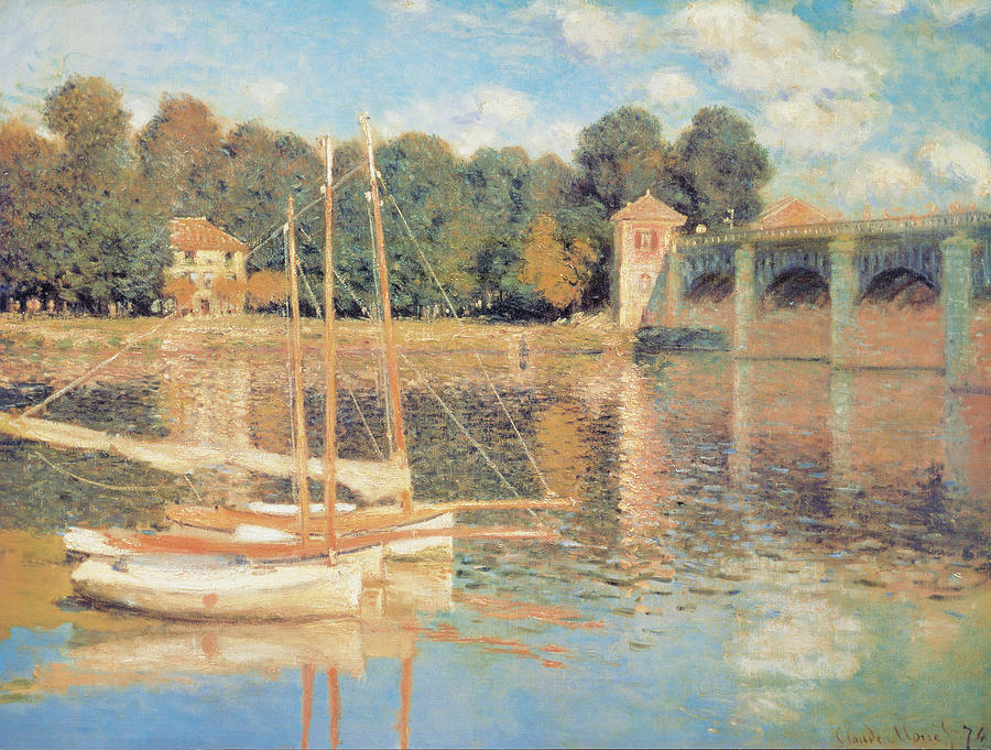 Monet-ii Pont Argenteuil Mixed Media by Portfolio Arts Group Monet-ii Pont Argenteuil Mixed Media by Portfolio Arts Group