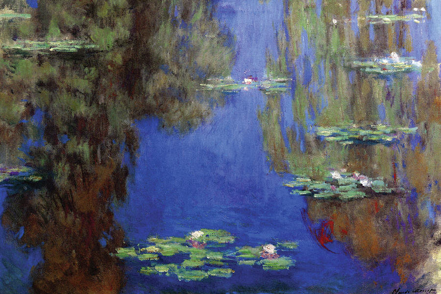 Monet - Water Lilies Painting by Claude Monet