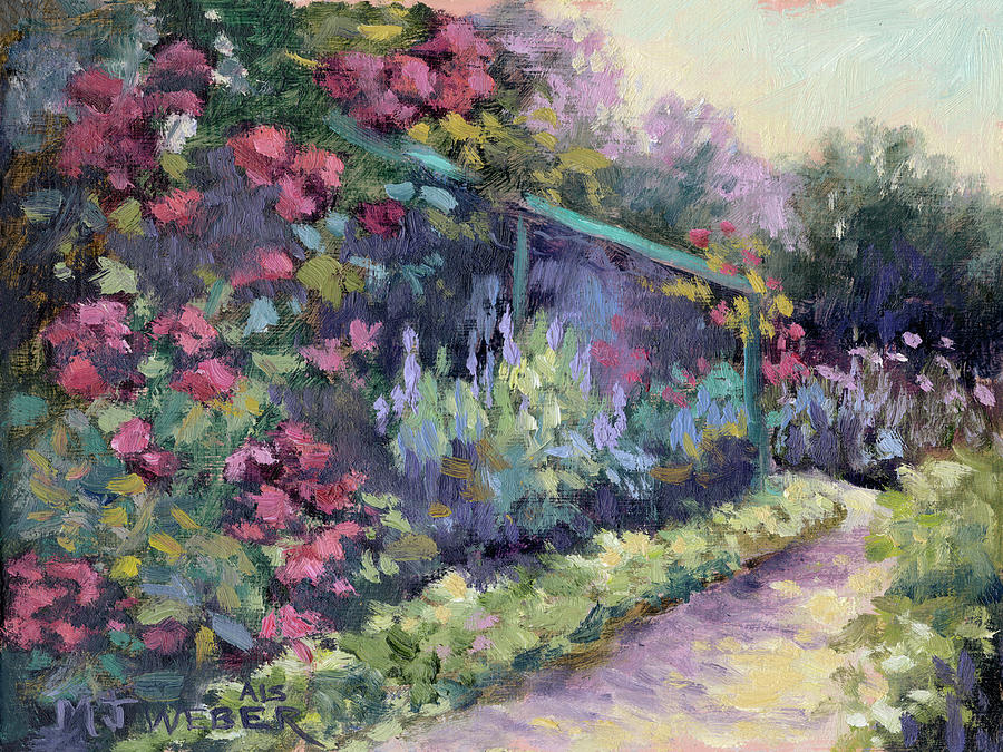 Monet's Garden Vi Painting by Mary Jean Weber - Fine Art America