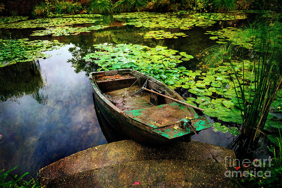 Monets Gardeners Boat Photograph by Craig J Satterlee