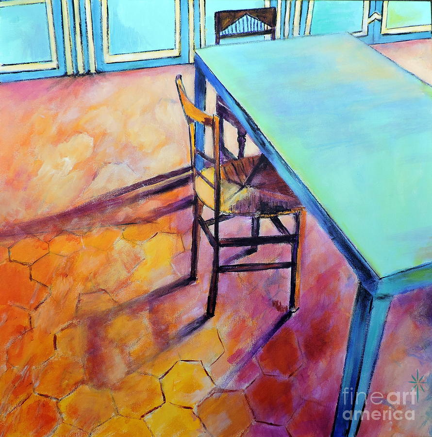 Monets Kitchen Painting by Jodie Marie Anne Richardson Traugott          aka jm-ART