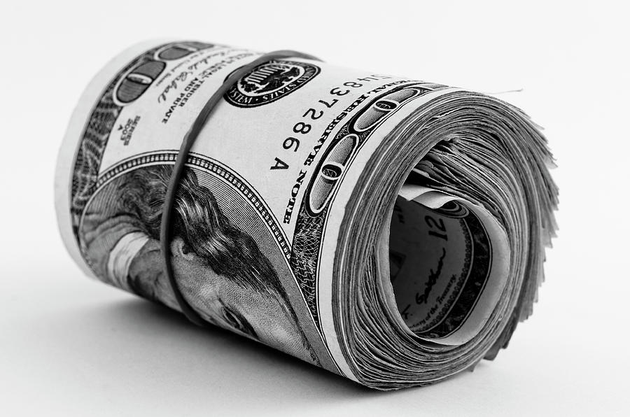 Money Bankroll Photograph by John Piekos