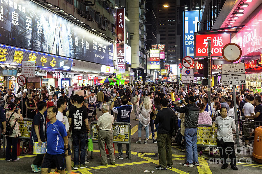 Mong Kok in Hong Kong Photograph by Didier Marti
