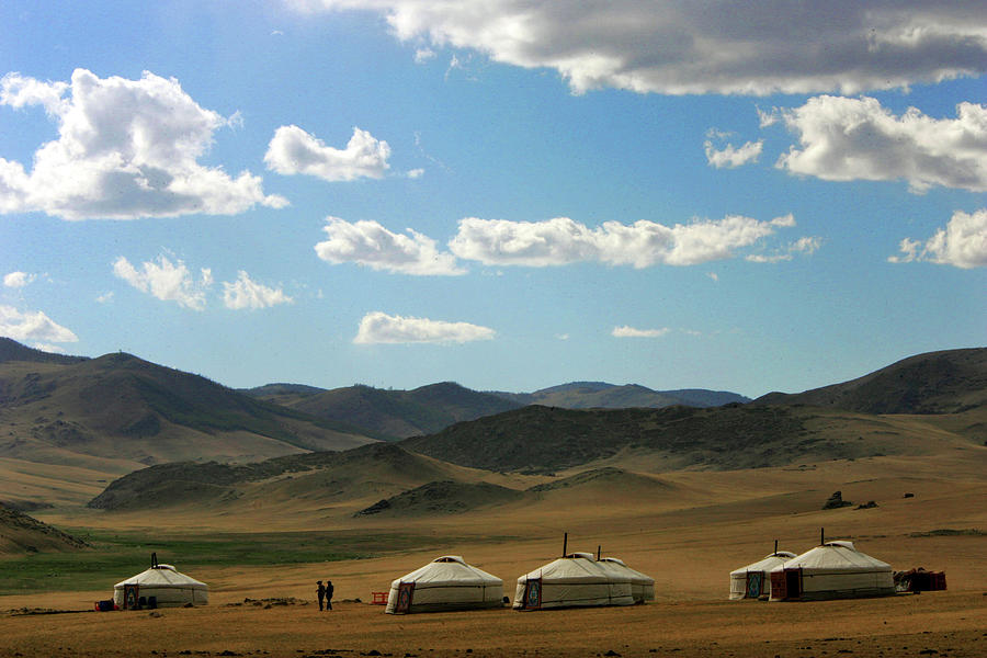 Mongolian Nomads Walk Photograph by Claro Cortes - Fine Art America