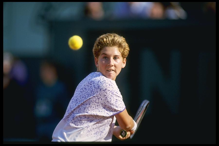 Monica Seles Of Yugoslavia Photograph by Getty Images