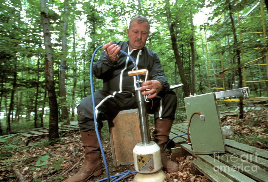 Monitoring Soil Radioactivity Photograph by Philippe Psaila/science Photo Library