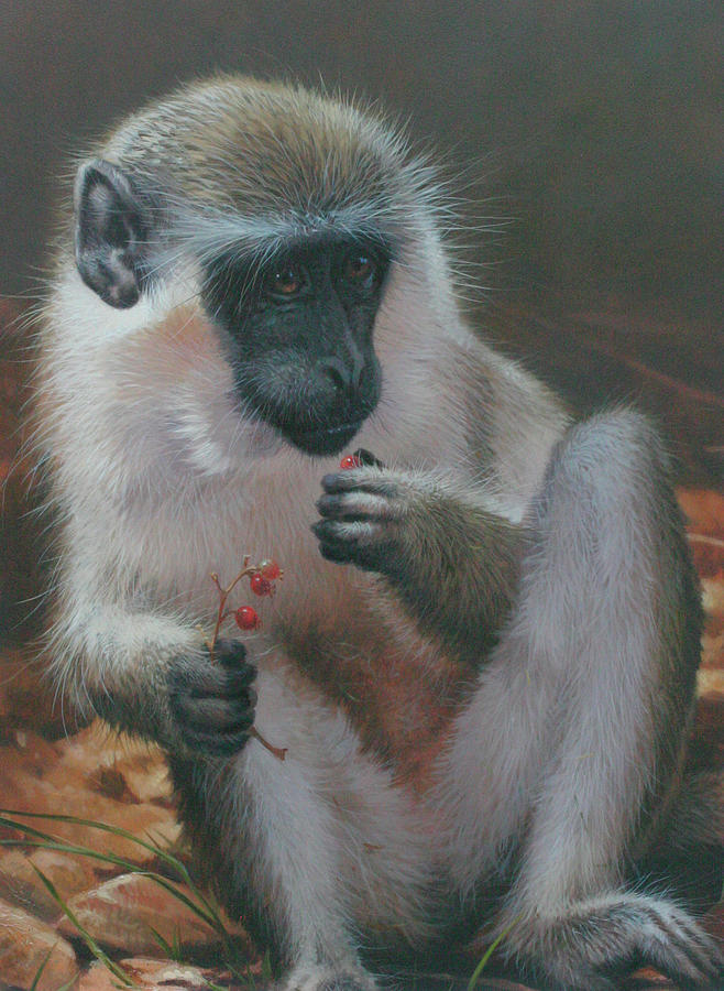Animal Painting - Monkey 2 by Michael Jackson
