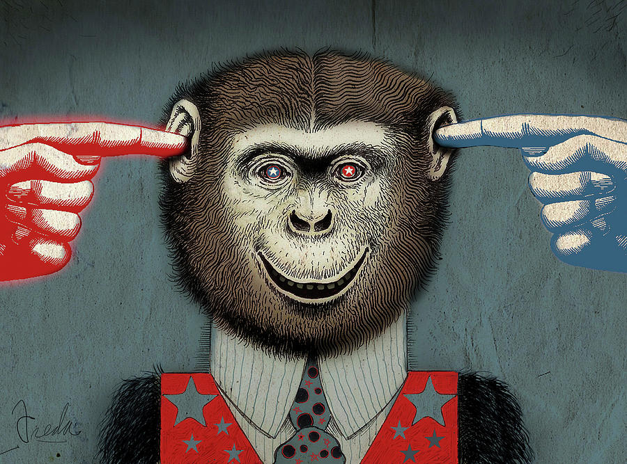Monkey Painting - Monkey by Anthony Freda