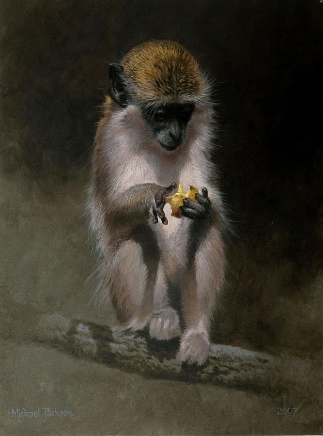 Jungle Painting - Monkey by Michael Jackson