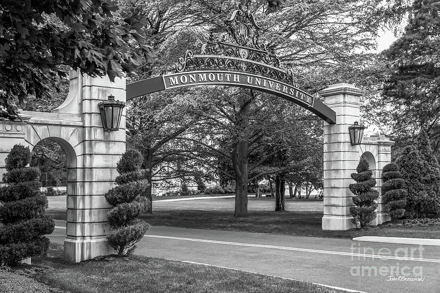 Monmouth University Gate Photograph by University Icons