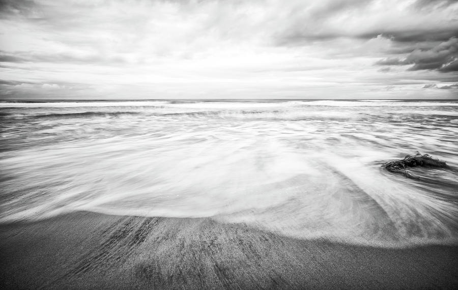Black And White Photograph - Monochrome At Mission Beach by Joseph S Giacalone