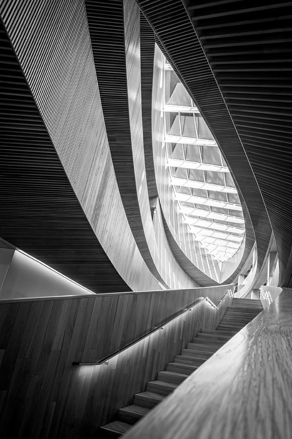 Architecture Photograph - Monochrome Lines by Craig Harding