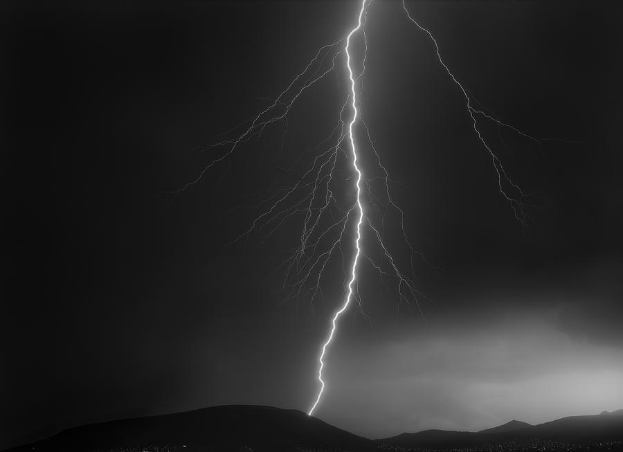 Mountain Photograph - Monochrome Storm by Ignacio Arcas