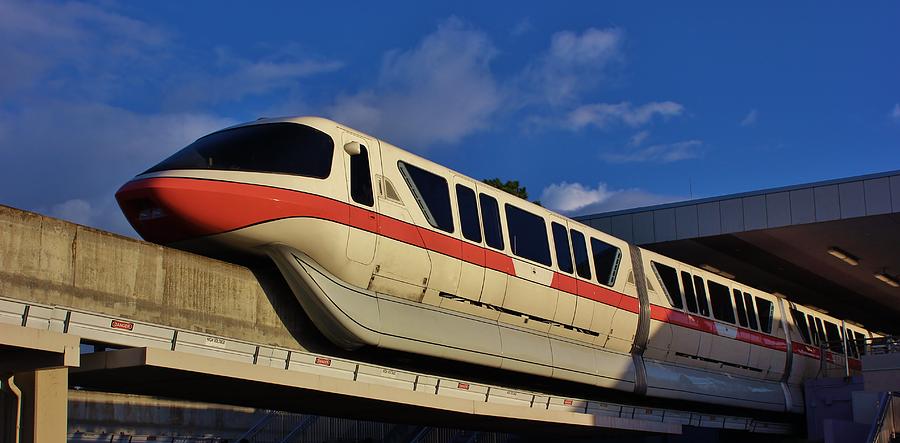 Monorail Red Photograph by Francois Gendron | Fine Art America