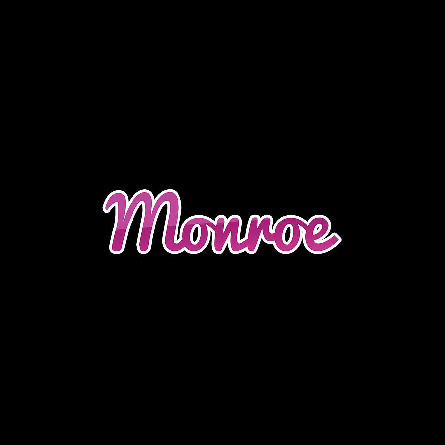 City Digital Art - Monroe #Monroe by TintoDesigns