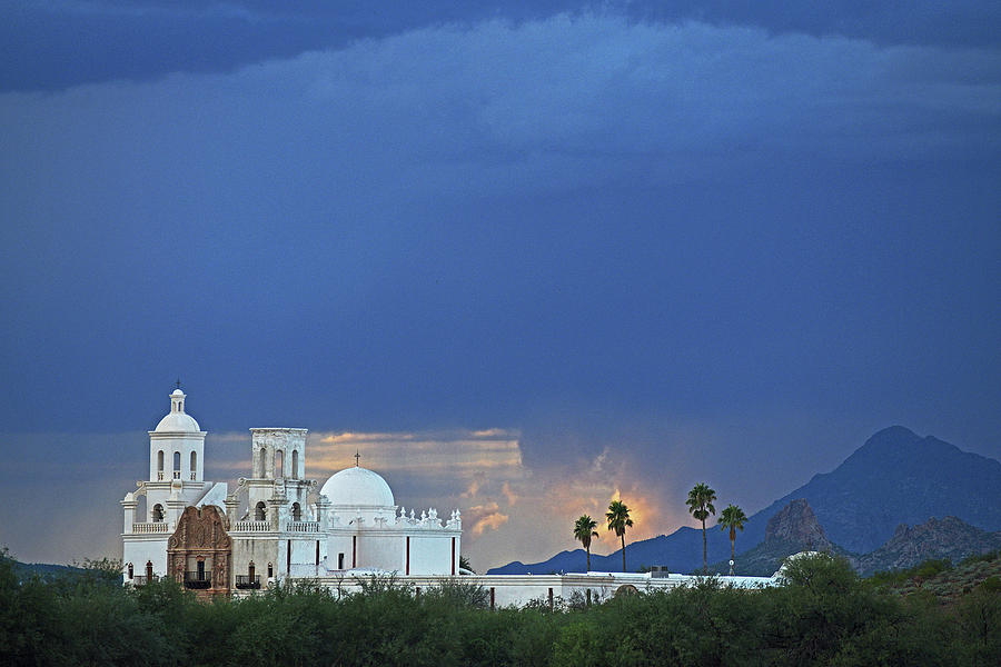 Monsoon Skies over the Mission Photograph by Chance Kafka