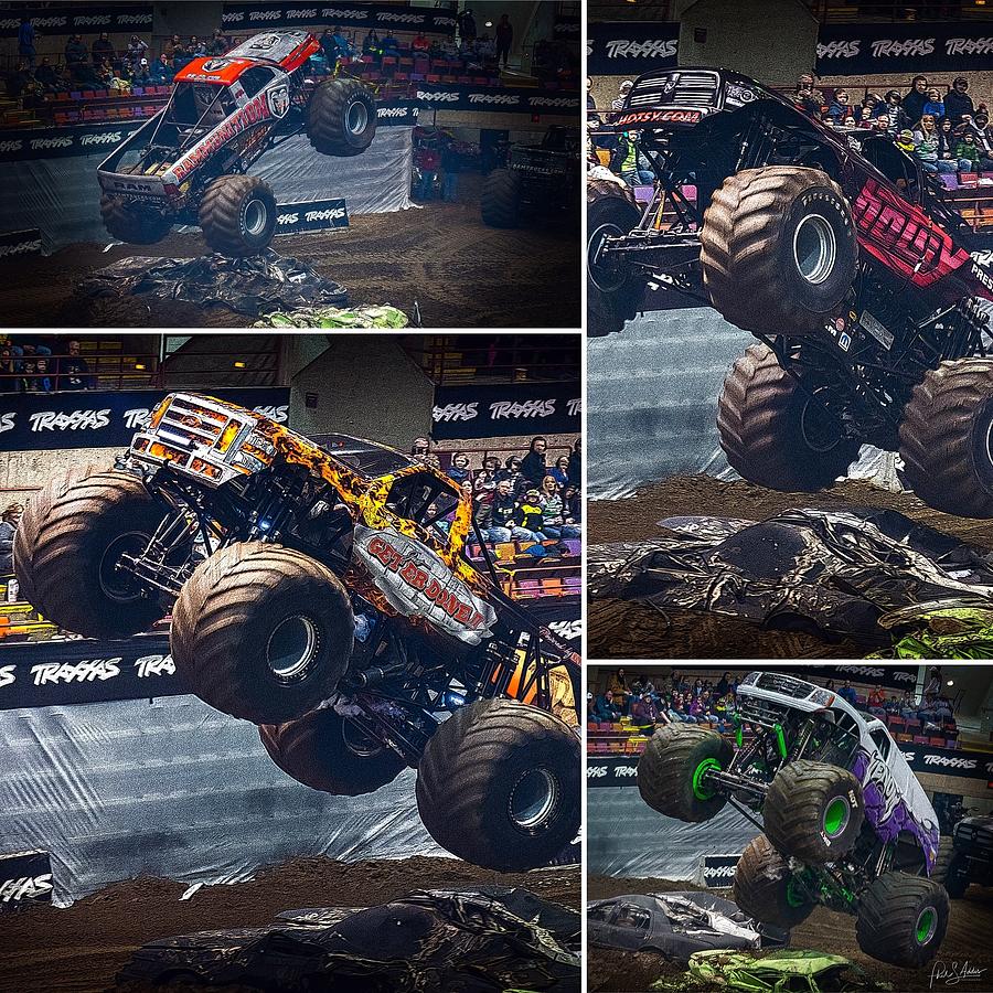 Monster Trucks Photograph by Phil S Addis