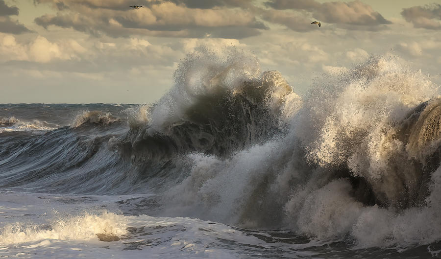 Monster Wave Photograph by Marco Barisone
