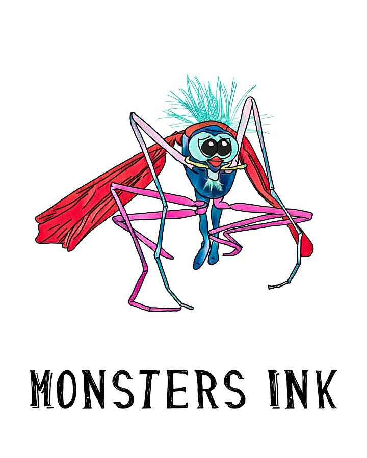 Monsters Ink Digital Art by John Haldane