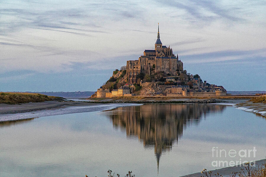 Mont Saint Michel France Evening Reflections by Wayne Moran Mont Saint Michel France Evening Reflections by Wayne Moran