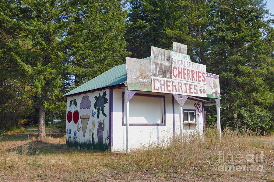 Montana Fruit Stand, Closed For The Season Photograph