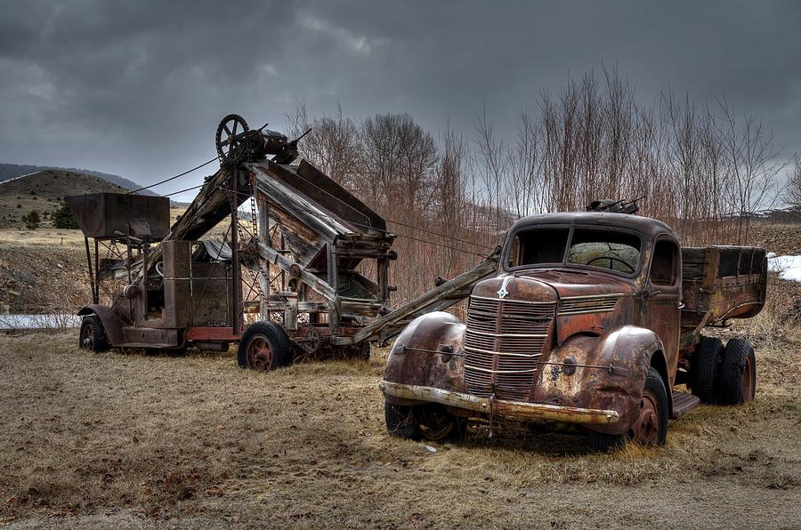 Montana Mining Machines Photograph by Michael Morse