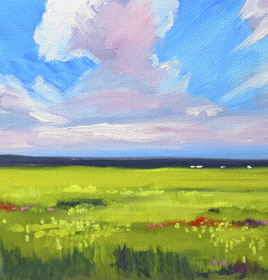 Montana Prairie Painting by Nancy Merkle
