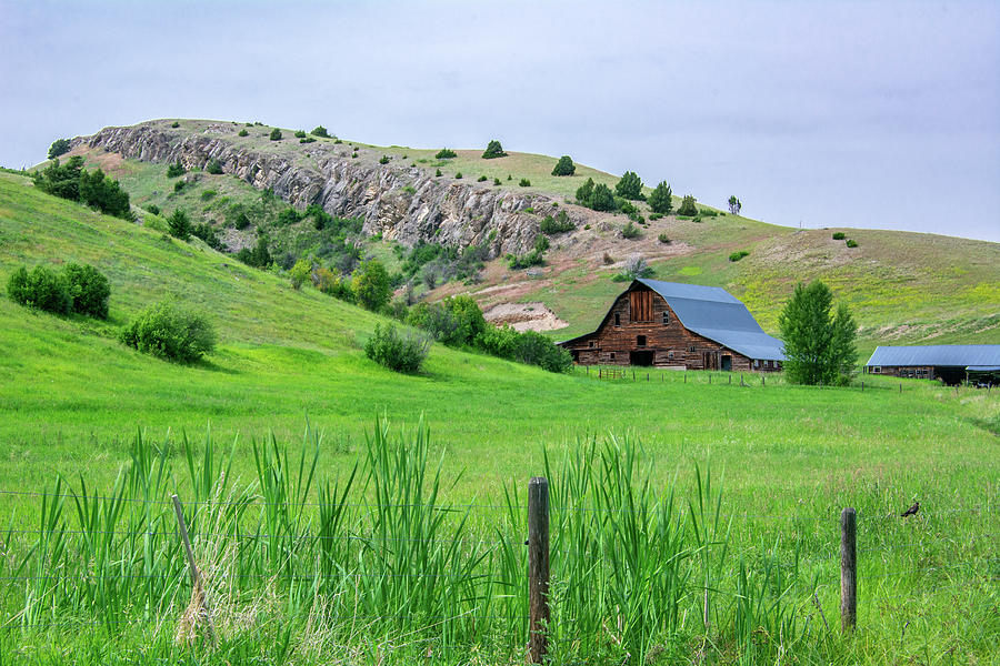 Montana Ranch View Photograph by Douglas Wielfaert