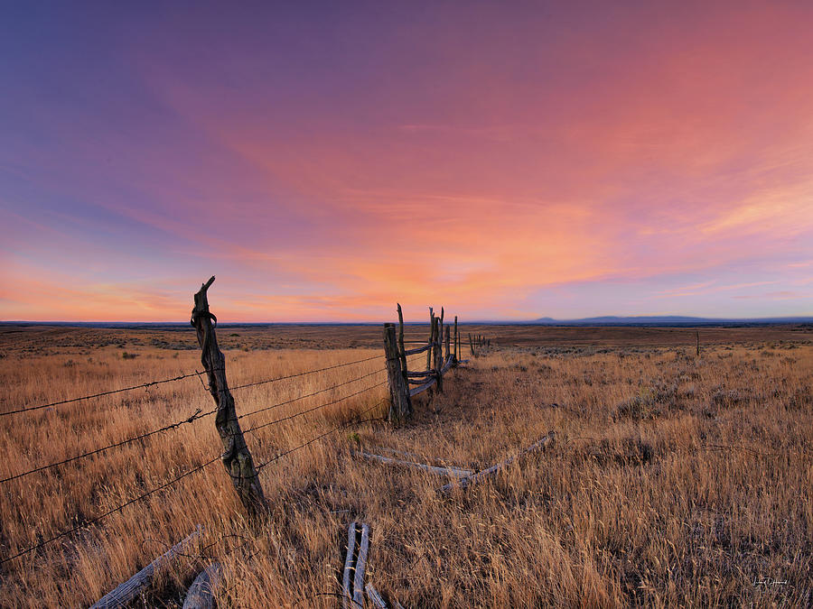 Montana Sunset Photograph by Leland D Howard