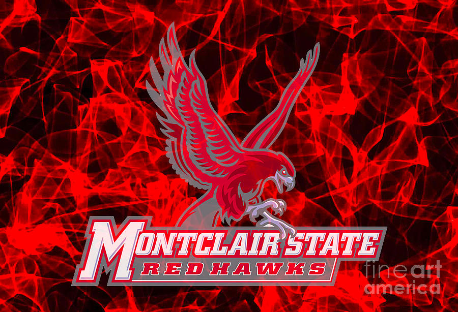 Montclair State Redhawks Digital Art By Steven Parker